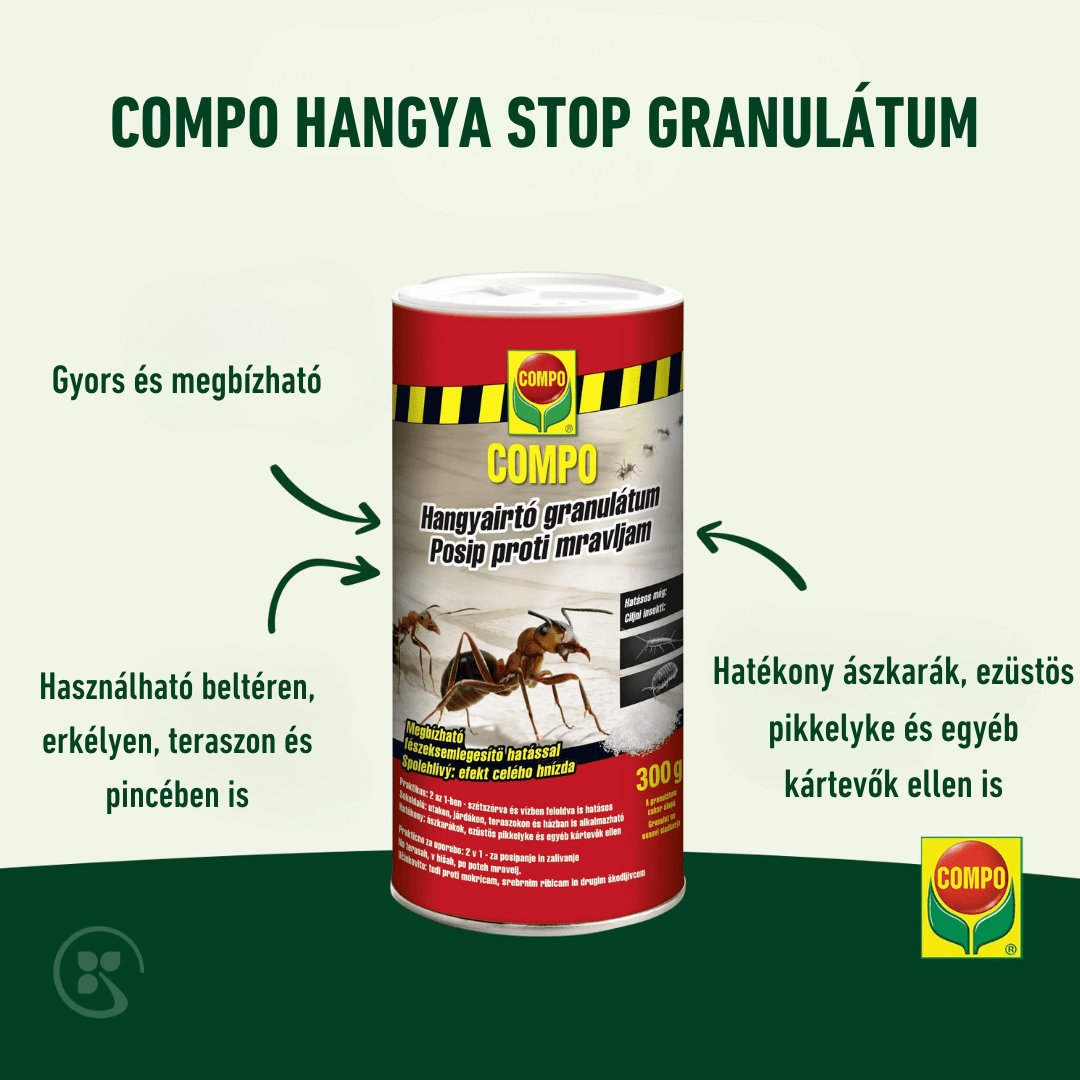 COMPO Állat és rovarriasztók 300g Compo Hangya Stop granulátum