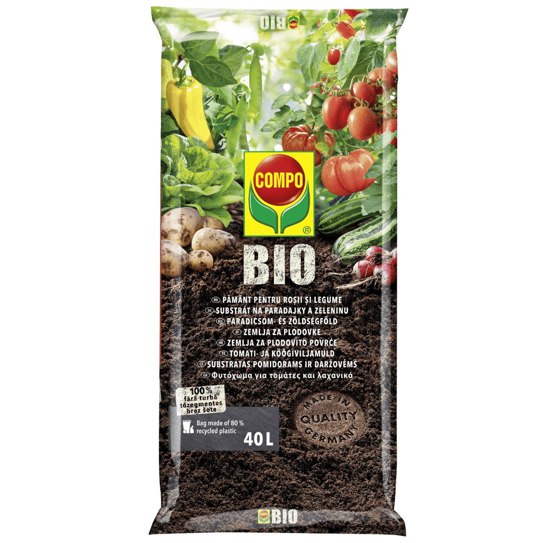 COMPO Ápolás_és_gondozás 15 L Compo Bio Paradicsom És Zöldségföld 15L