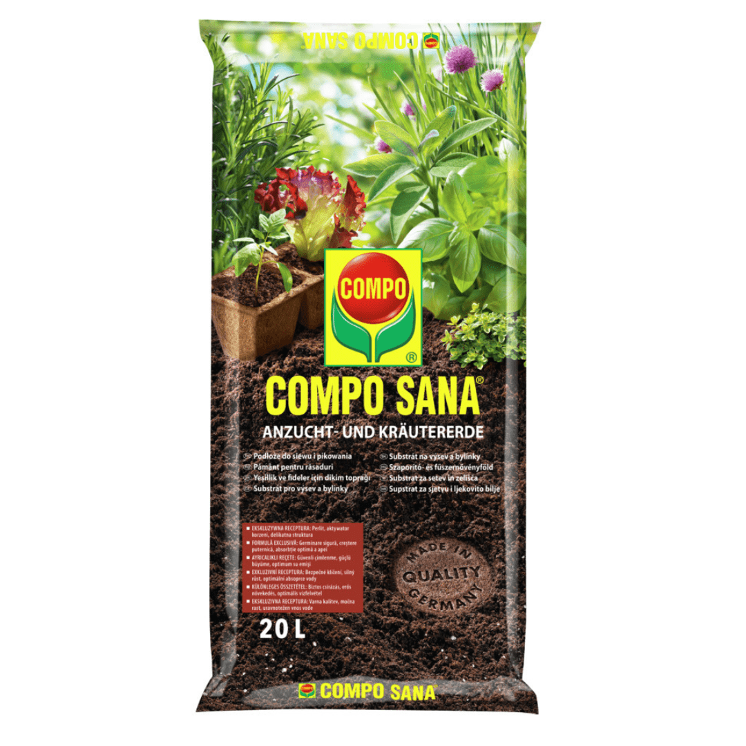 Compo Ápolás_és_gondozás 20 l Compo Sana Palánta-és Fűszernövényföld 20l