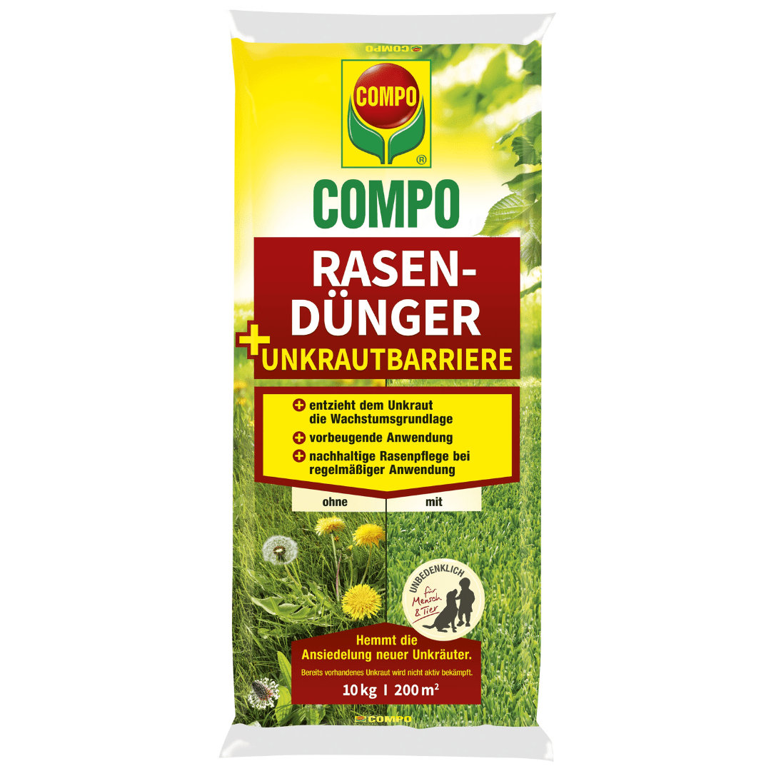 COMPO Ápolás_és_gondozás 4 kg Compo Gyepkarbantartó Gyeptrágya 10 kg