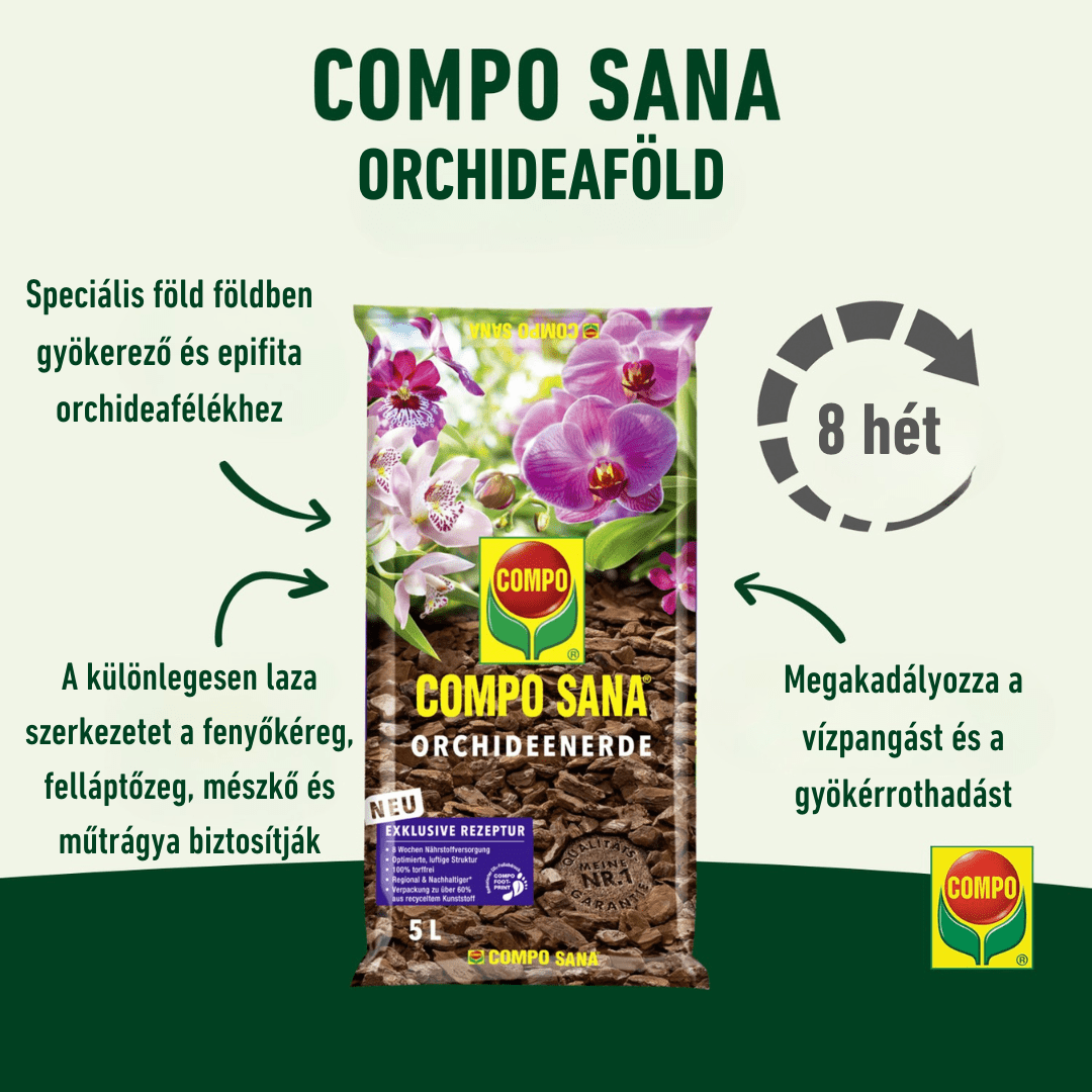 Compo Ápolás_és_gondozás 5 l Compo Sana Orchidea föld