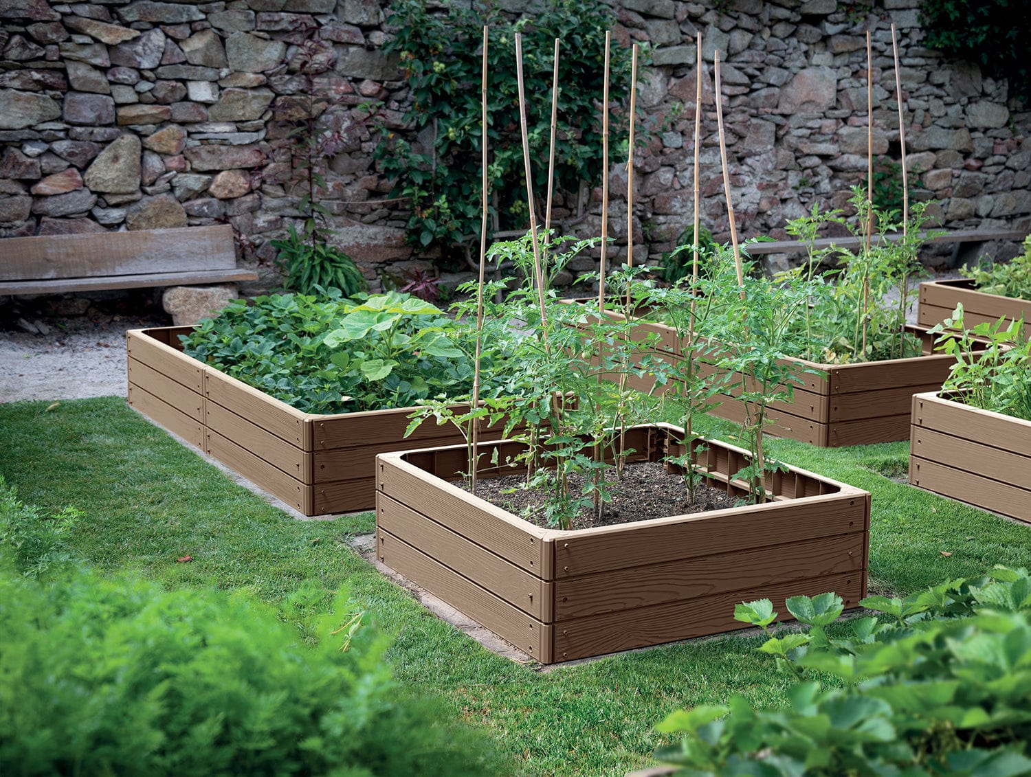 Garantia Növénytartók PP magaságyás "s" magaságyás - fahatásu