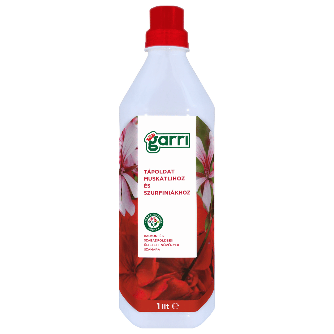 Garri Ápolás_és_gondozás 1l Garri Tápoldat Muskátli És Szurfinia 0,5L/1L