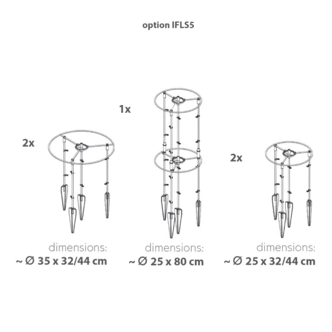 Prosperplast 35x80 cm Növényfuttató oszlop
