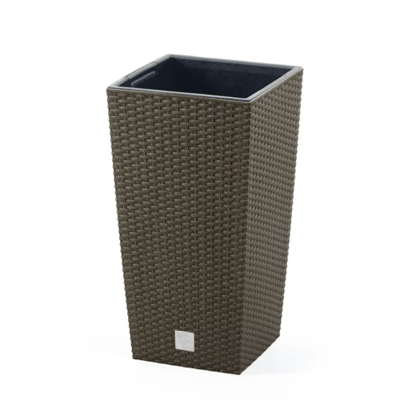 Prosperplast Eco Kávé Rato Négyzet Eco Wood Növénytartó