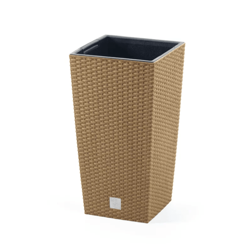 Prosperplast Eco naturo Rato Négyzet Eco Wood Növénytartó