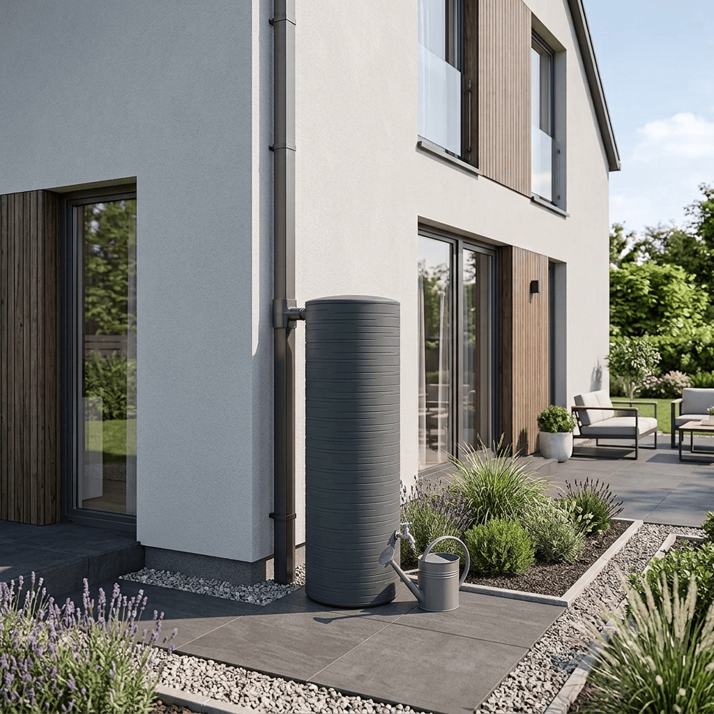 Prosperplast Esővízgyűjtők antracit / 500 Novara Esővízgyűjtő 500L