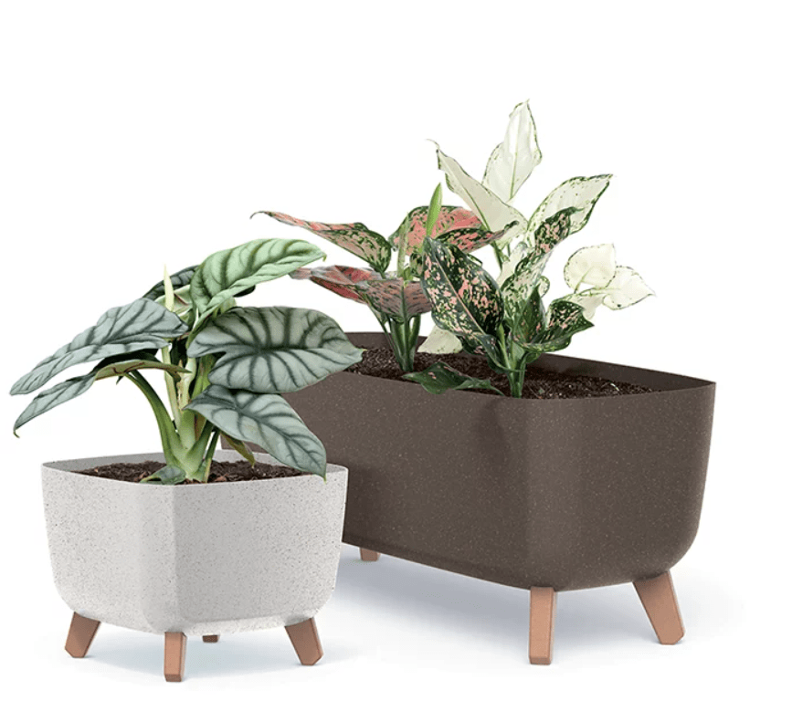 Prosperplast Gracia Case Eco Wood Kaspó Lábakkal