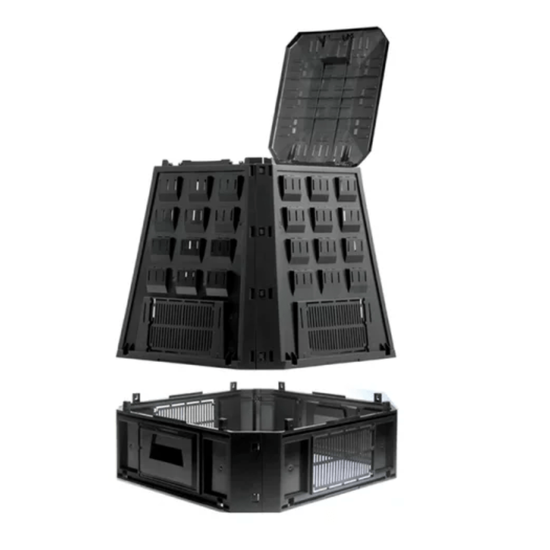 Prosperplast Kerti_kiegészítők fekete / 630 Evogreen Műanyag Komposztáló Láda Fekete 630L