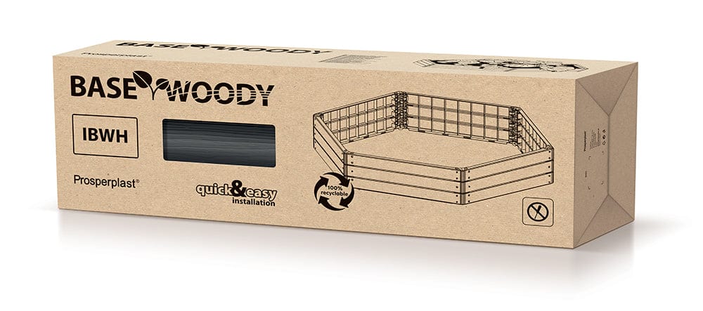 Prosperplast Növénytartók 1 szint (110x95x25cm) Prosperplest hatszögletű magaságyás fahatásu