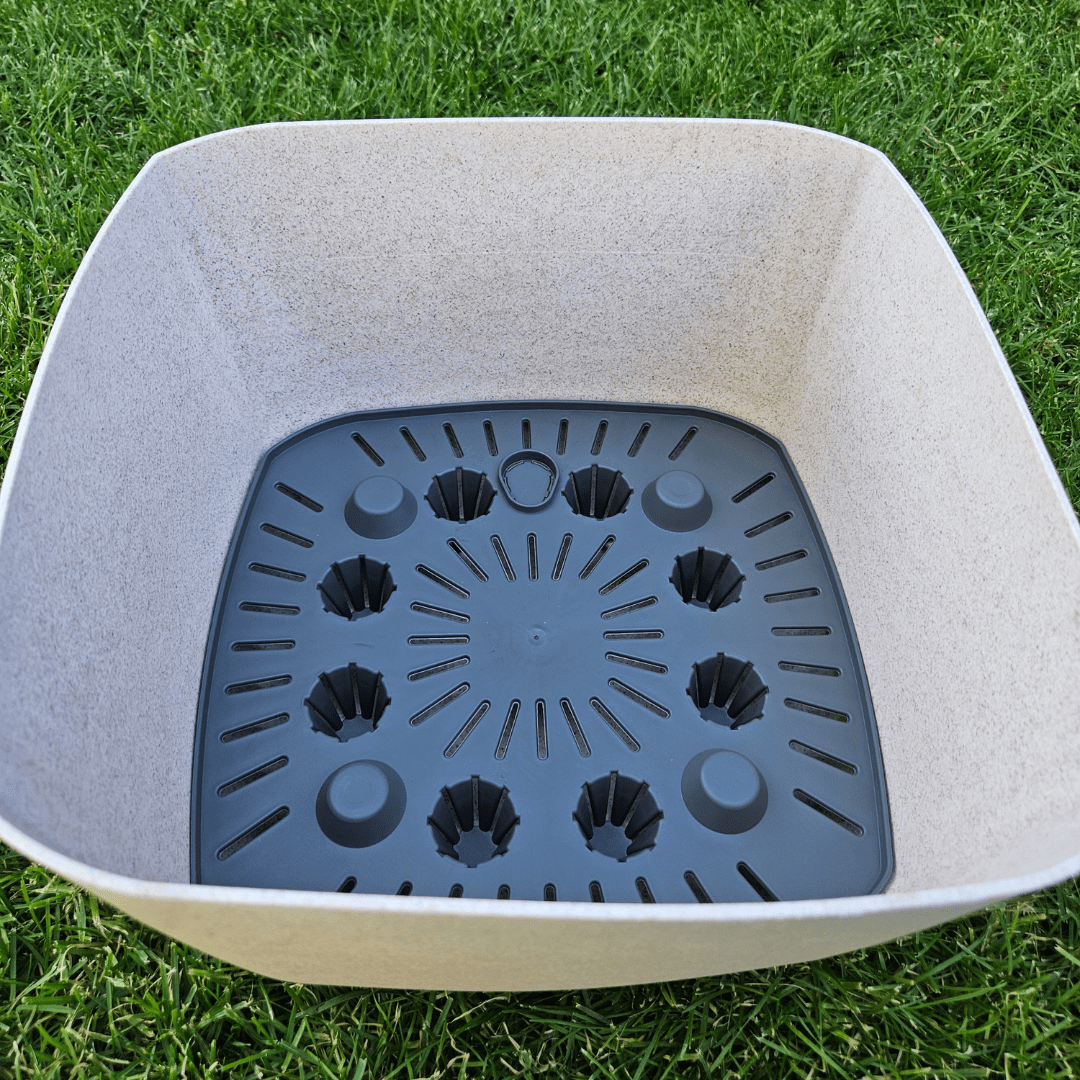 Prosperplast Növénytartók Gracia Case Eco Wood Virágláda Lábakkal