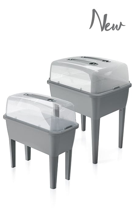 Prosperplast Növénytartók szürke Copy of PP Magas palántázó szélesebb