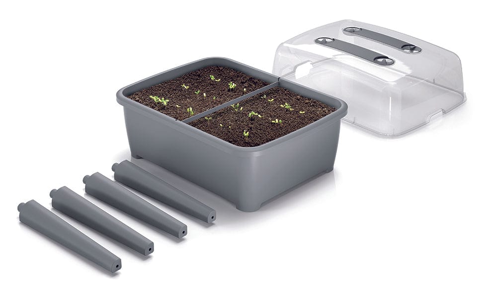 Prosperplast Növénytartók szürke Copy of PP Magas palántázó szélesebb