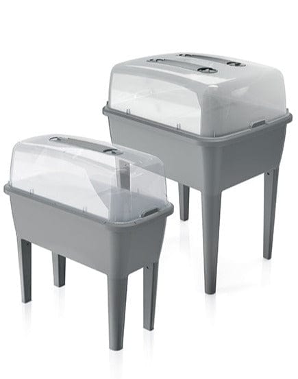 Prosperplast Növénytartók szürke PP Magas palántázó kisebb