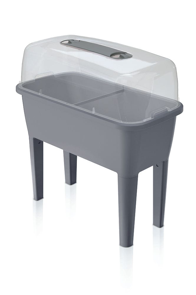 Prosperplast Növénytartók szürke PP Magas palántázó kisebb