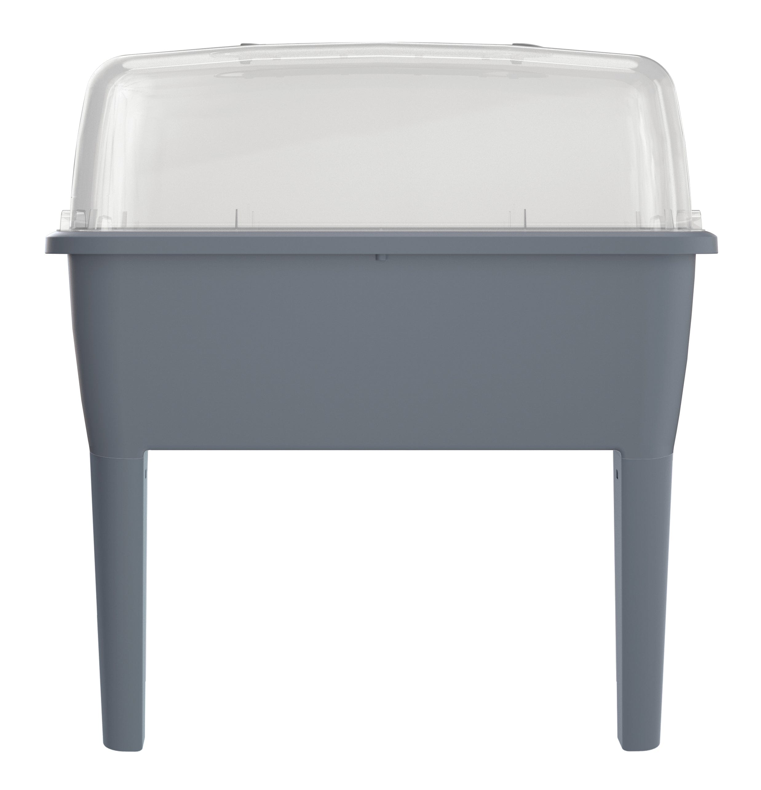 Prosperplast Növénytartók szürke PP Magas palántázó kisebb