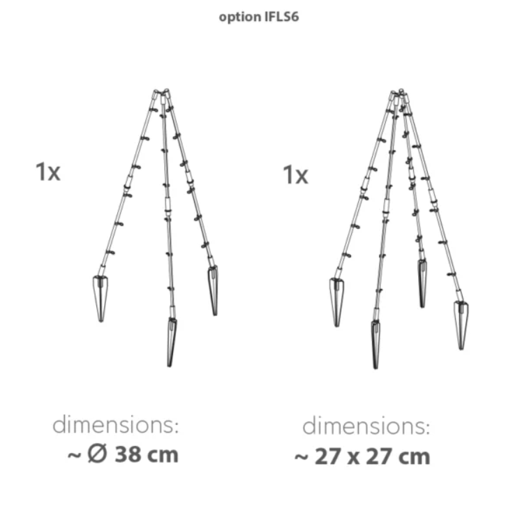 Prosperplast Piramis Futtatóoszlop Magaságyásba