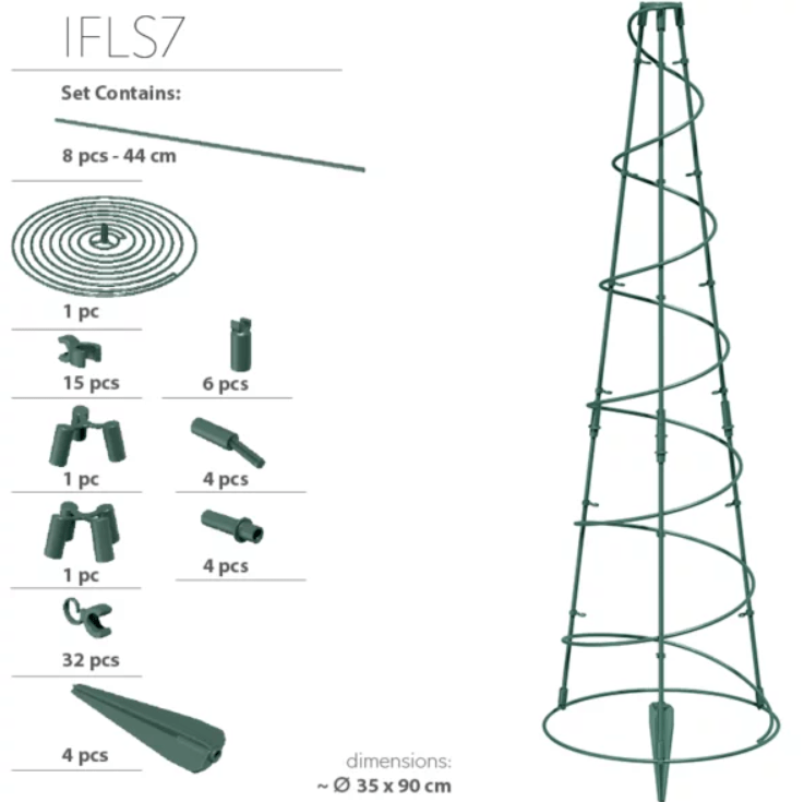 Prosperplast Piramis Futtatóoszlop Magaságyásba