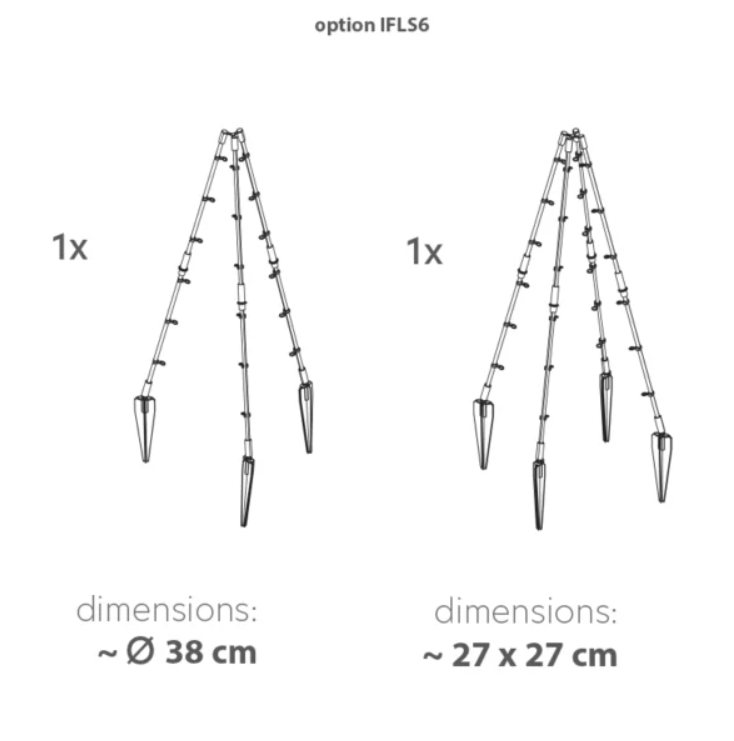 Prosperplast Piramis Futtatóoszlop Magaságyásba