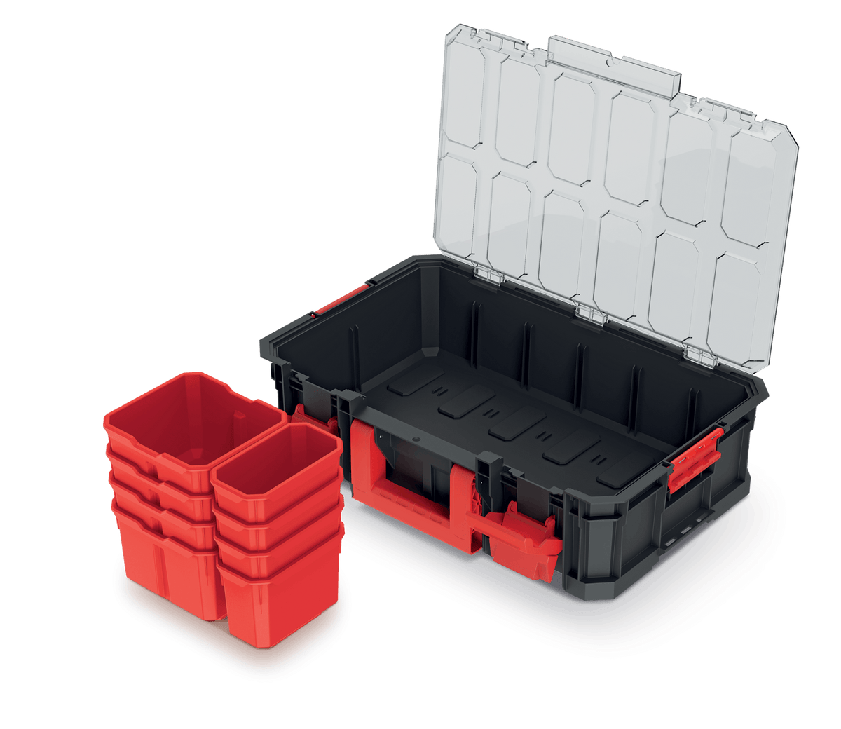 Prosperplast Tároló_eszközök Kistenberg Modular Solution 15 rendszerező 8 kivehető dobozzal