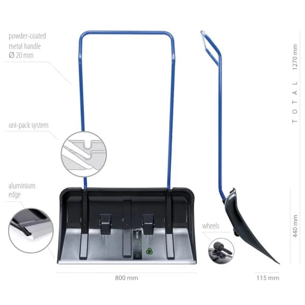 Prosperplast Téli_termékek 80 cm Hólapát Eco Artic Széles