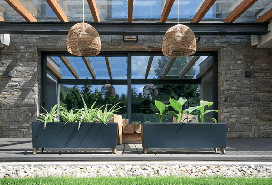 Prosperplast Urbi Case N Balkonláda Lábakkal 77 cm