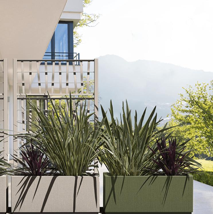 Stefanplast Növénytartók Olíva zöld Ethica Virágláda