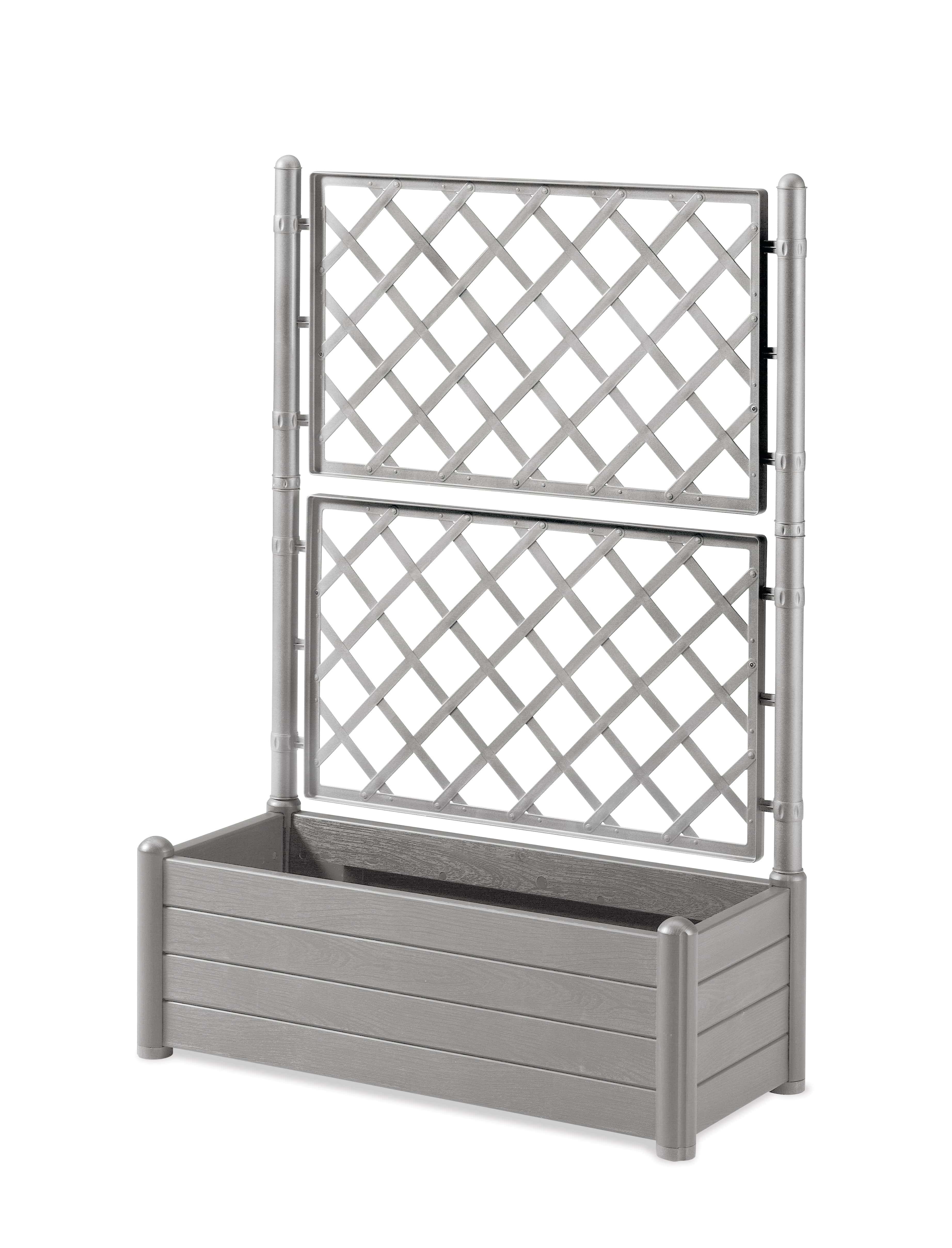 Stefanplast Növénytartók szürke / 100 cm Itália Virágláda