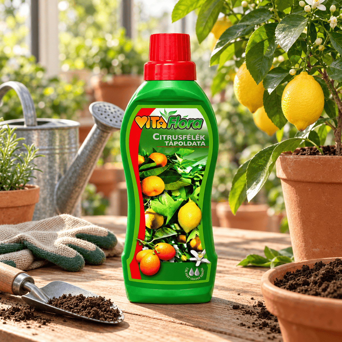 Vitaflóra Ápolás_és_gondozás 0,5l Vitaflóra Citrusfélék Tápoldat 0,5L