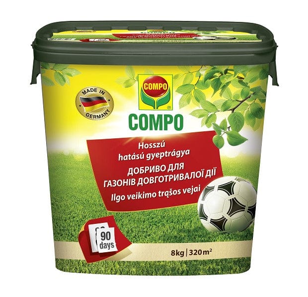 Compo Ápolás_és_gondozás 8 kg Compo Gyeptrágya Hosszú Hatású Pázsit