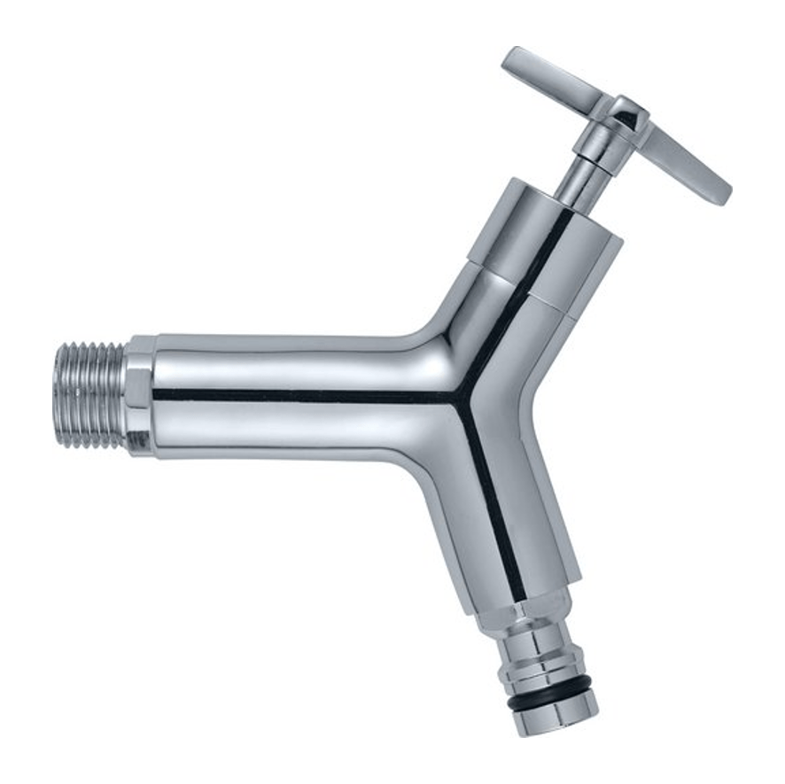 Garantia Kerti kiegészítők ezüst Design esővízgyűjtő csap króm