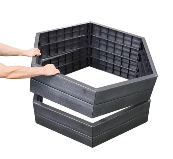 Garantia Növénytartók 110x95x25cm Ergo magaságyás - hatszögletű