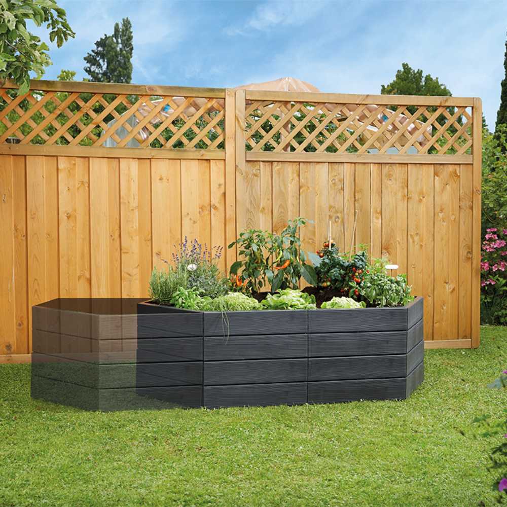 Garantia Növénytartók 55x25cm Ergo magaságyás bővítő elem