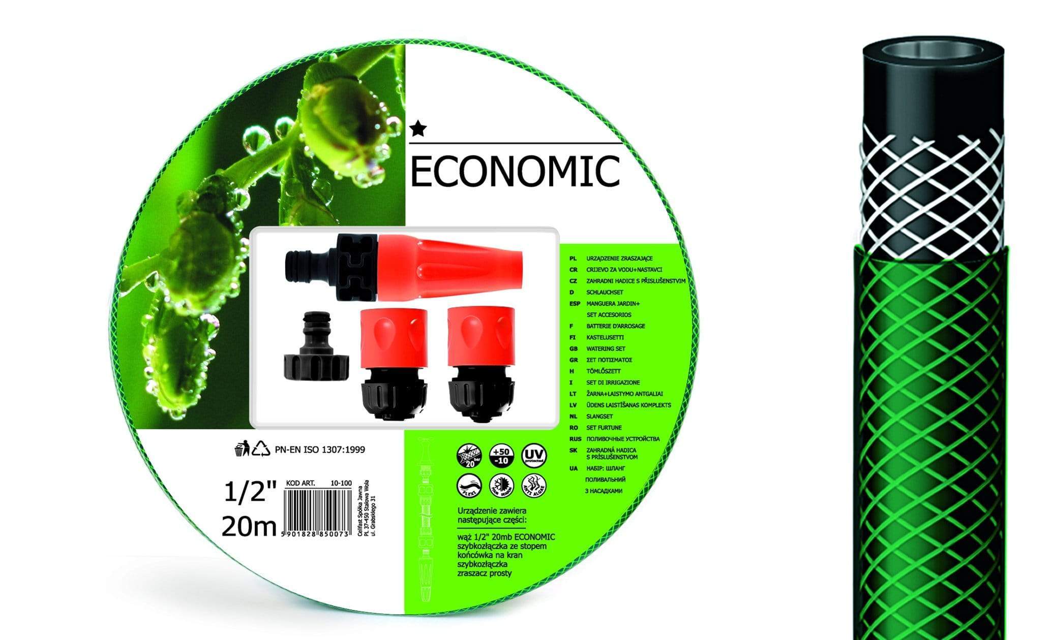 Gardino Ápolás_és_gondozás 1/2" 20 M TÖMLŐ SZETT ECO