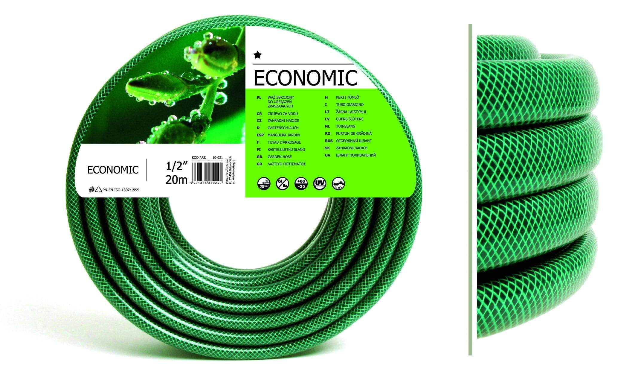 Gardino Ápolás_és_gondozás zöld / 1/2" 20 m Cellfast Tömlő Economic 15-50m