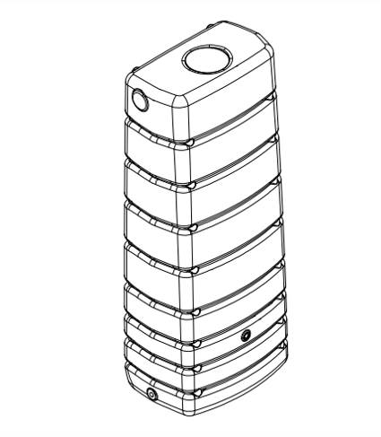 Gardino Kerti kiegészítők szürke / 330 Slim Stone Esővízgyűjtő 330L