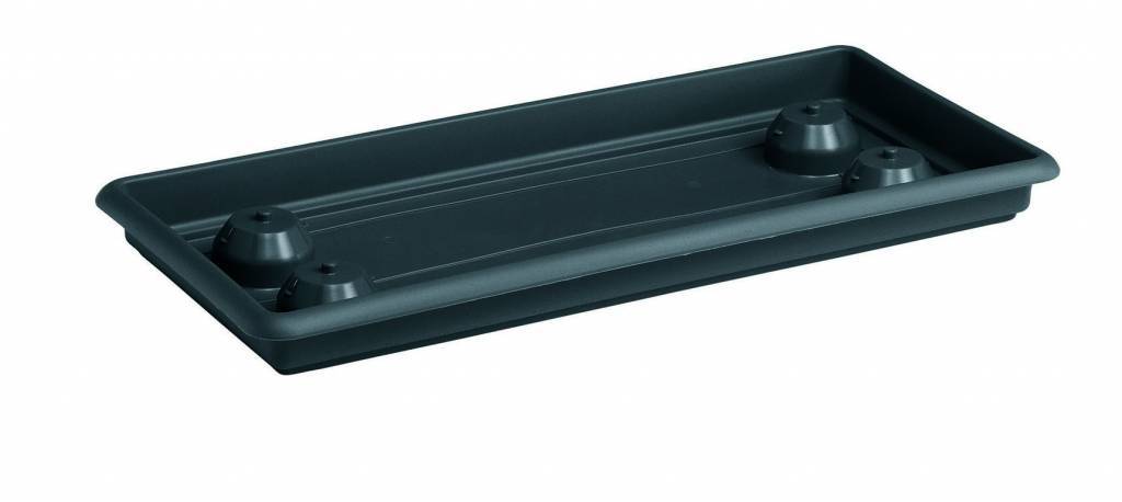 Gardino Növénytartók antracit / 100 cm Mediterrán Virágláda Alátét