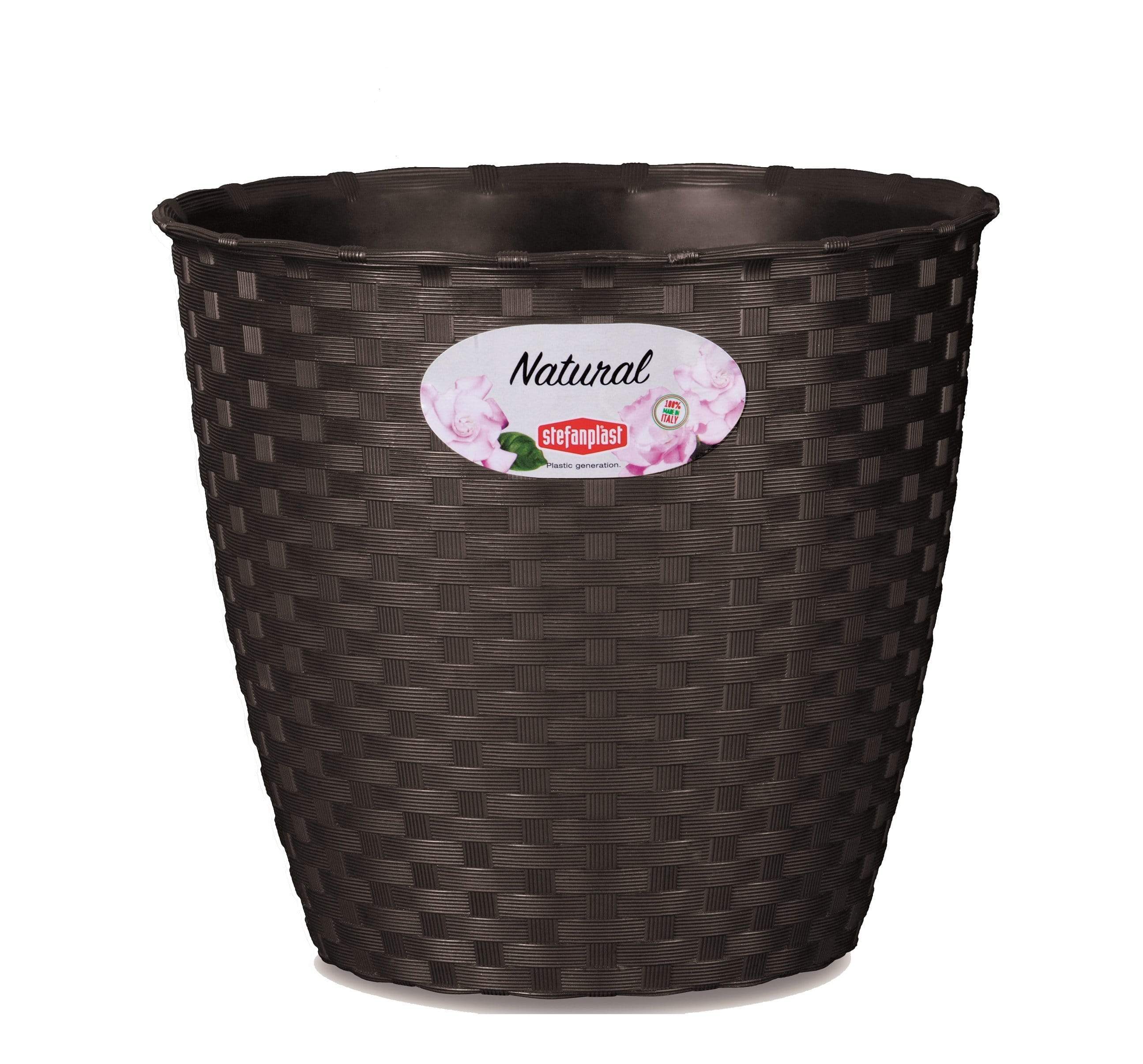 Gardino Növénytartók barna / 14 cm Natural Kaspó