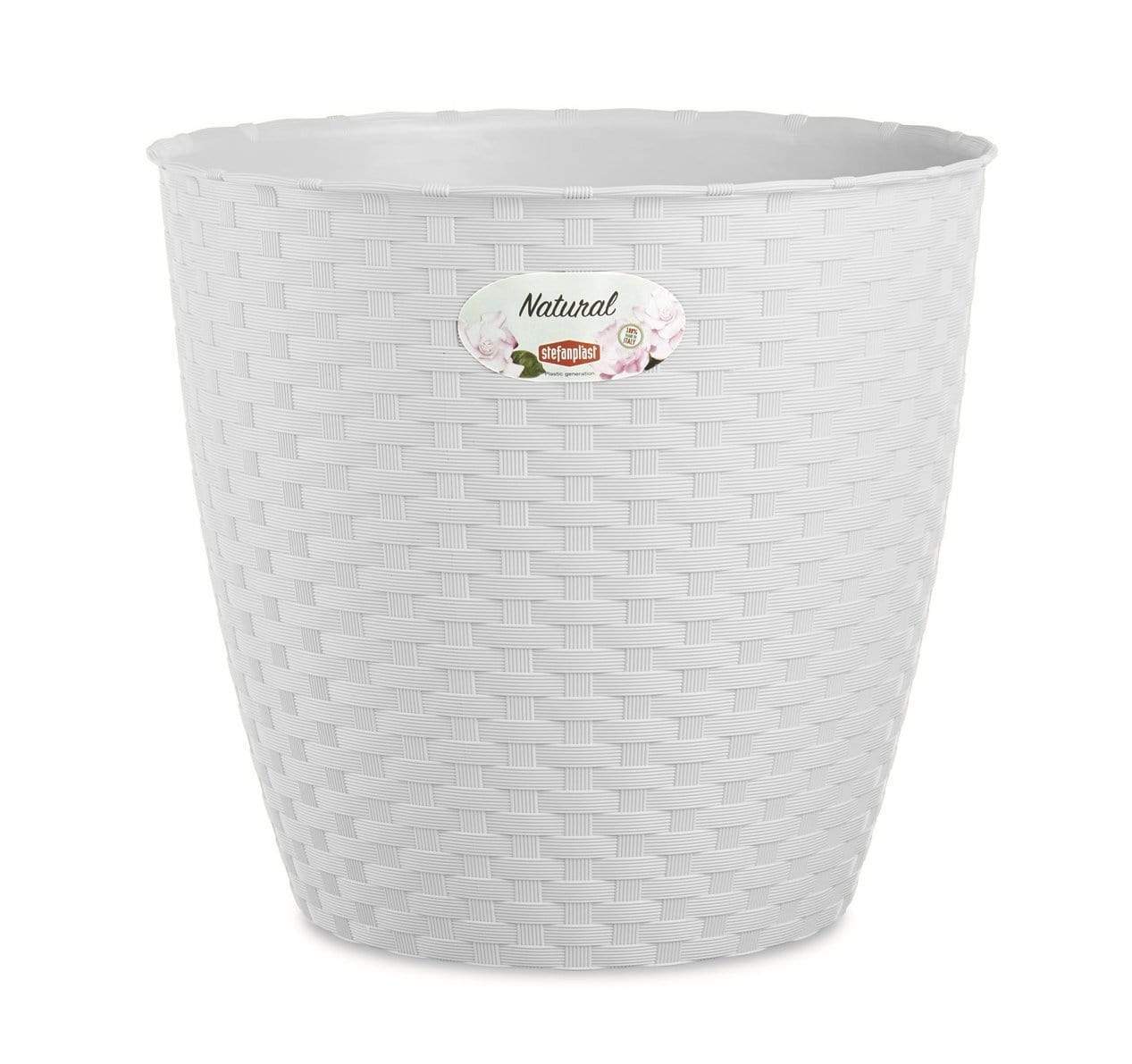 Gardino Növénytartók fehér / 14 cm Natural Kaspó