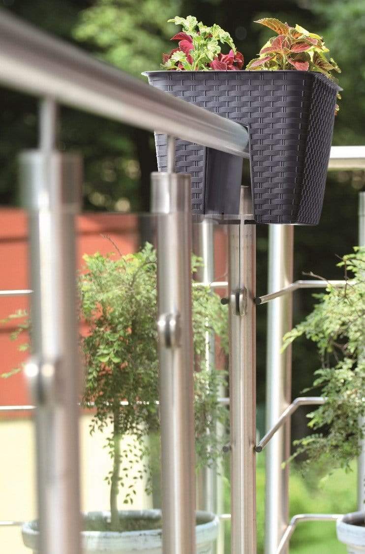 Gardino Növénytartók Korlátláda Ratolla Rattan Négyszög