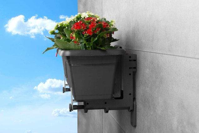 Gardino Növénytartók szürke Verso Fali Balkonládatartó