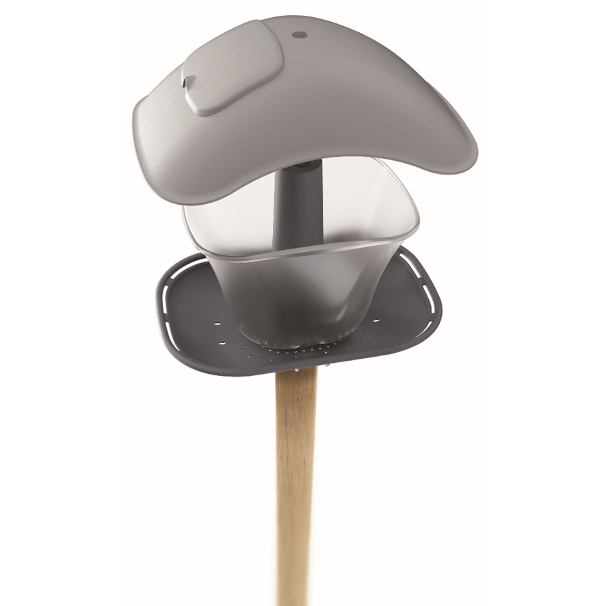 Gardino szürke Madáretető szögletes