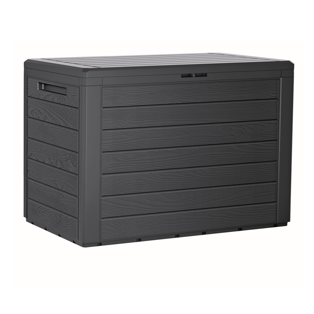 Gardino Tároló_eszközök 190L / barna Kerti tároló Woodebox