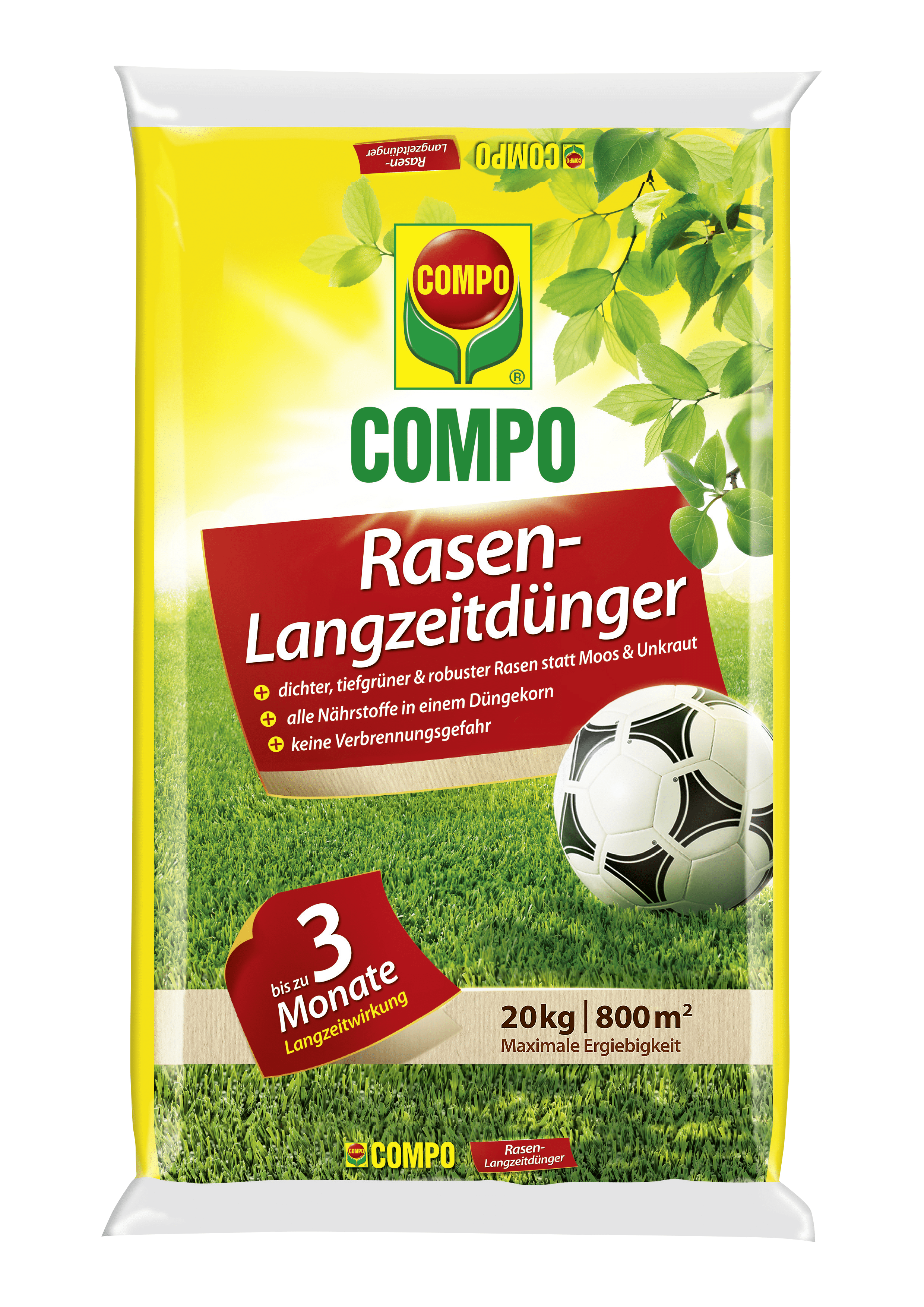 Gardinohu Ápolás_és_gondozás 20 kg Compo Gyeptrágya Hosszú Hatású Pázsit
