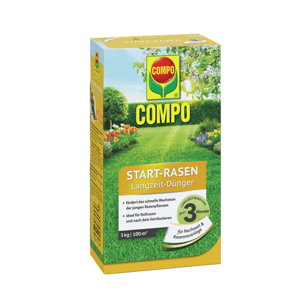 Gardinohu Ápolás_és_gondozás 3 kg Compo Starter Gyeptrágya 3 kg