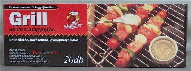 Gardinohu Grill 20 db Grill Szilárd Alágyújtós