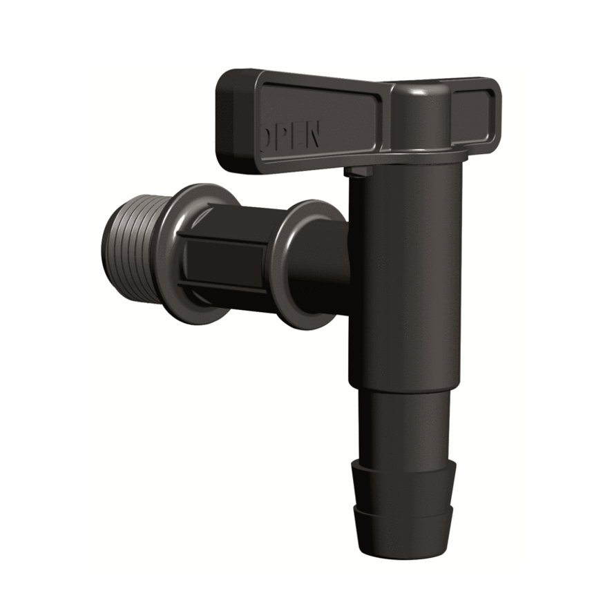 Gardinohu Kerti_kiegészítők fekete / 8x7x9 cm Esővízgyűjtő csap