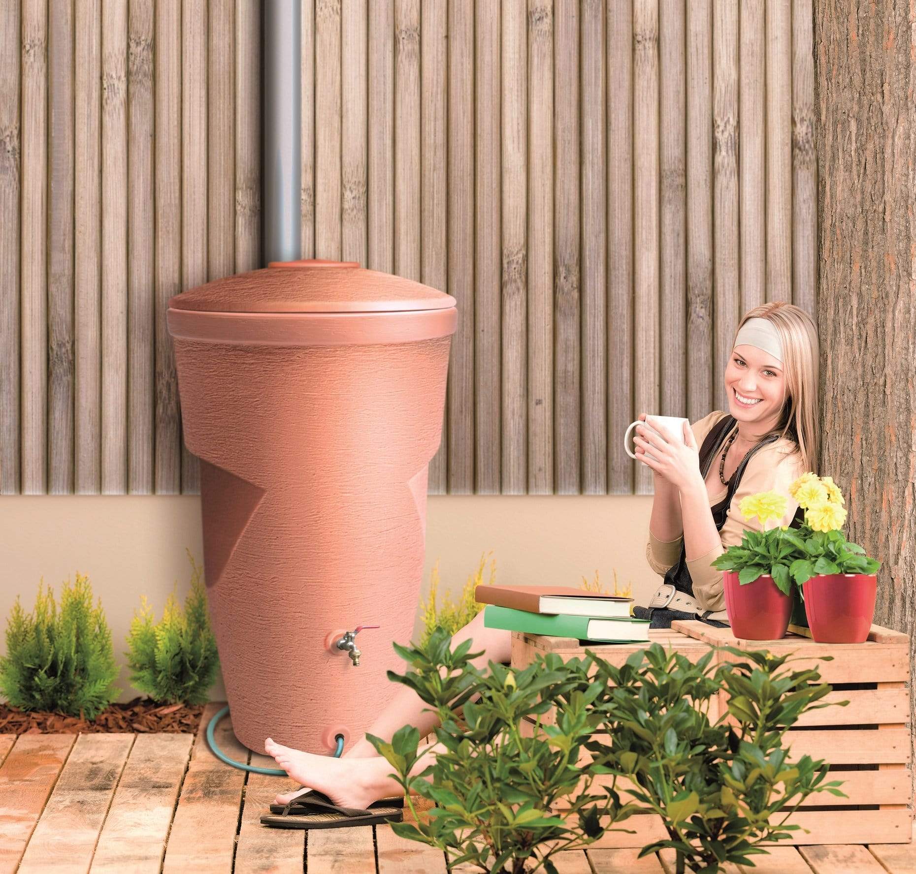 Gardinohu Kerti_kiegészítők terra / 270 l Wallycan Esővízgyűjtő 270L