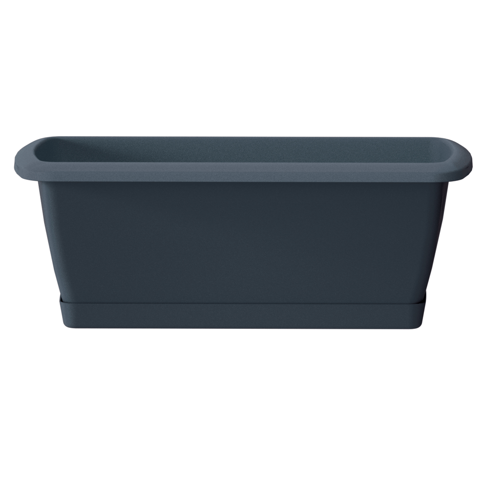 Gardinohu Növénytartók antracit / 40 cm Balkonláda Szett Respana