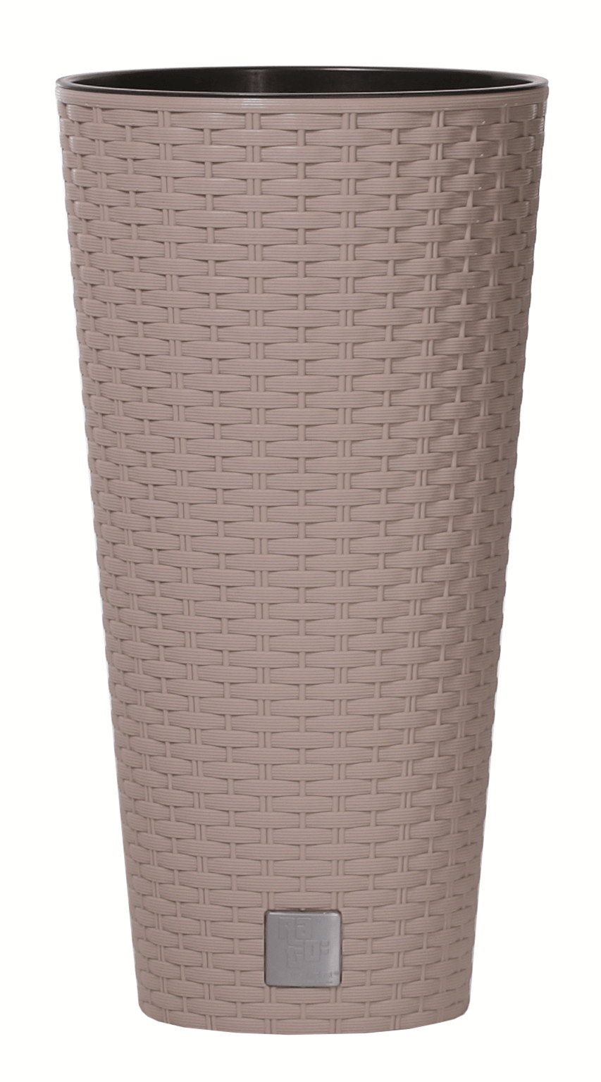 Gardinohu Növénytartók moka / 25x48 cm Rato Tubus Rattan Kaspó Betéttel